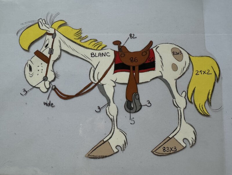 Jolly Jumper par Morris, René Goscinny - Planche originale