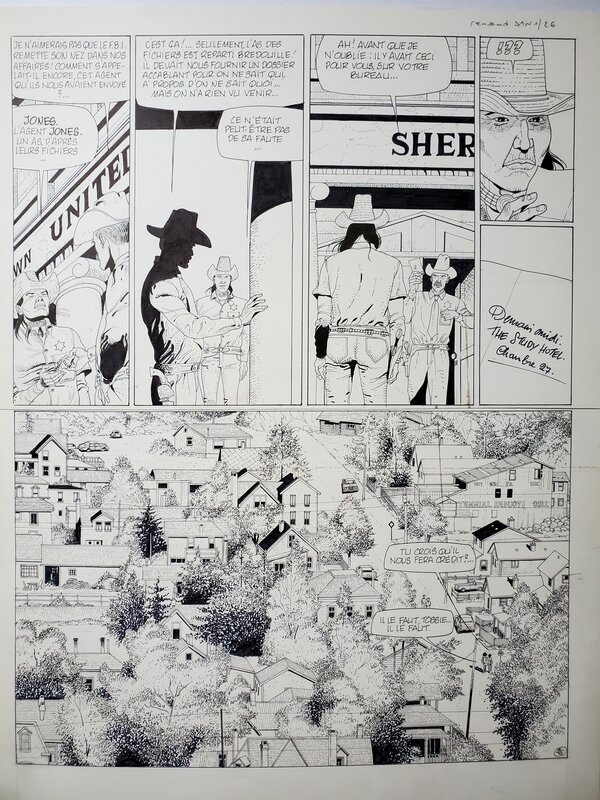 SANTIAG T1 par Renaud - Planche originale
