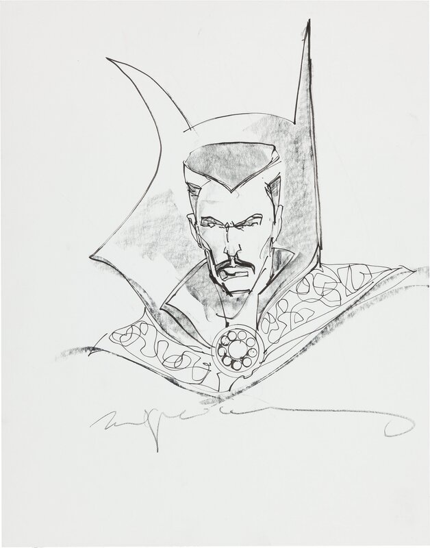 Dr Strange par Bill Sienkiewicz - Illustration originale