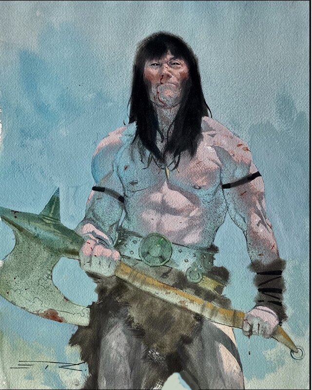 Conan   -   Esad RIBIC - Illustration originale