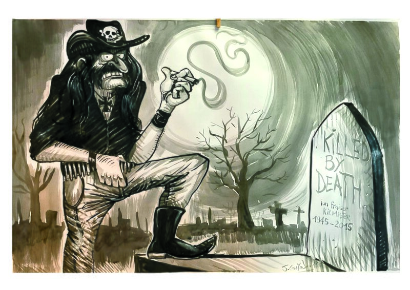 En vente - Killed by death par Johann Guyot - Illustration originale