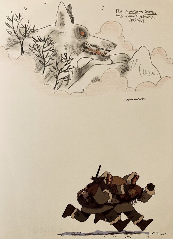 La louve Boréale by Nuria Tamarit - Sketch