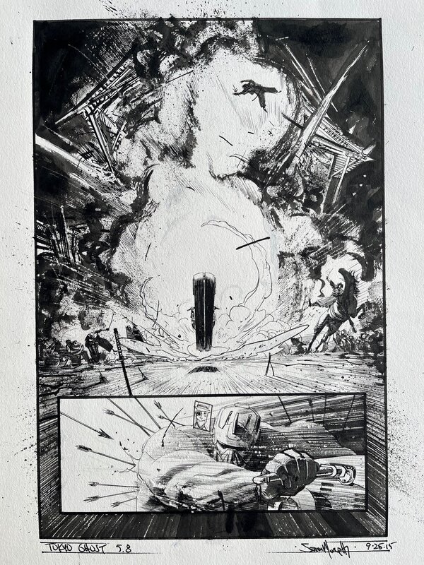 Sean Murphy, Tokyo Ghost, chapitre #5, planche n°8 - Comic Strip