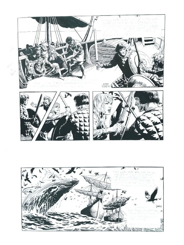 Prince Valiant Page par Thomas Yeates - Planche originale