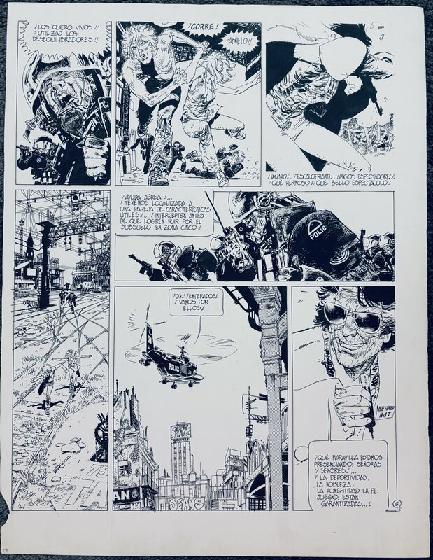 Alfonso Font - Tales of an Imperfect Future, The Hunt pg.6 - Comic Strip
