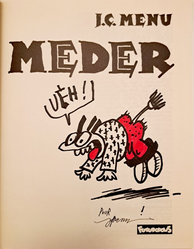 Meder par Jean-Christophe Menu - Dédicace