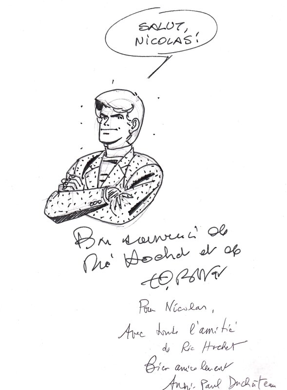 Ric Hochet by Tibet, André-Paul Duchâteau - Sketch