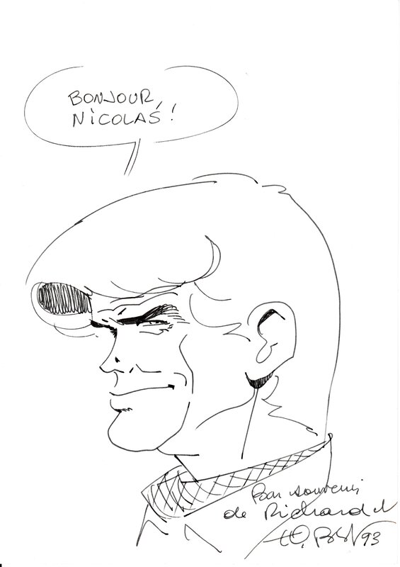 Tibet, Richard (le père de Ric Hochet) - Sketch