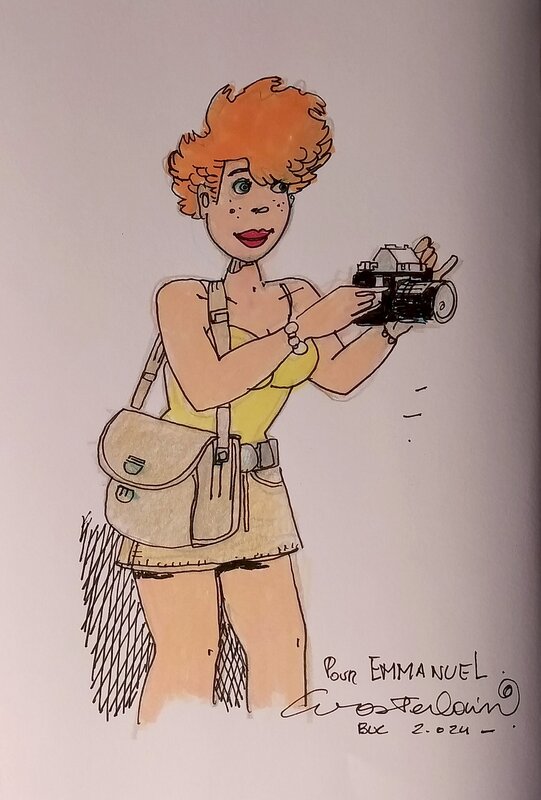 Marc Wasterlain, Jeannette Pointu 1982-1989 intégrale 2024Oct13 - Sketch