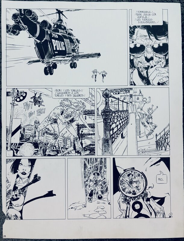 Alfonso Font - Tales of an Imperfect Future, The Hunt pg.7 - Planche originale