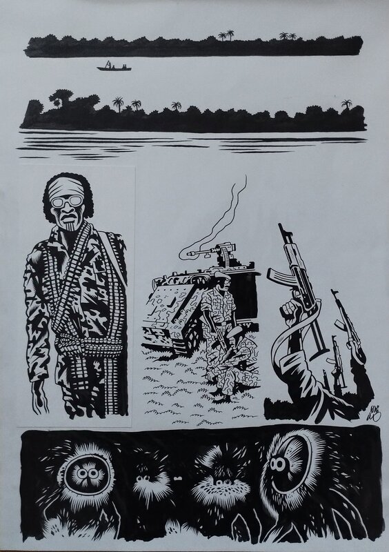 Brüno, T'zée - Une tragédie africaine - Comic Strip