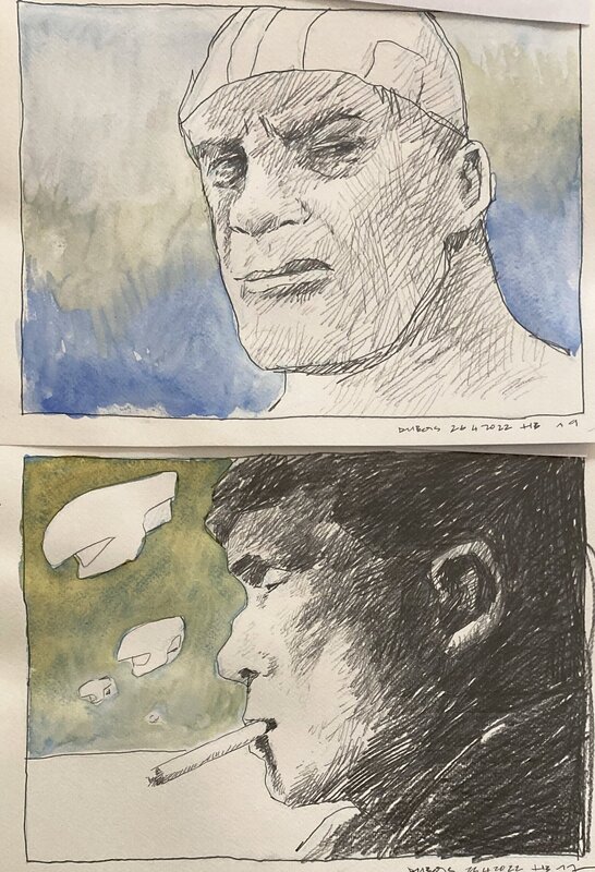 Stéphane Dubois, Série d'études de personnages - Illustration originale