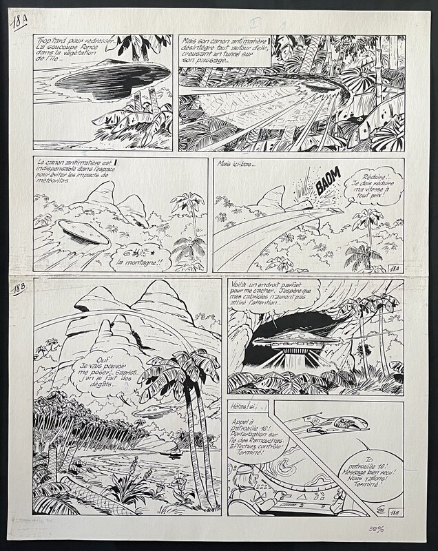 Gos, Le Scrameustache, Le Continent des deux Lunes - Comic Strip