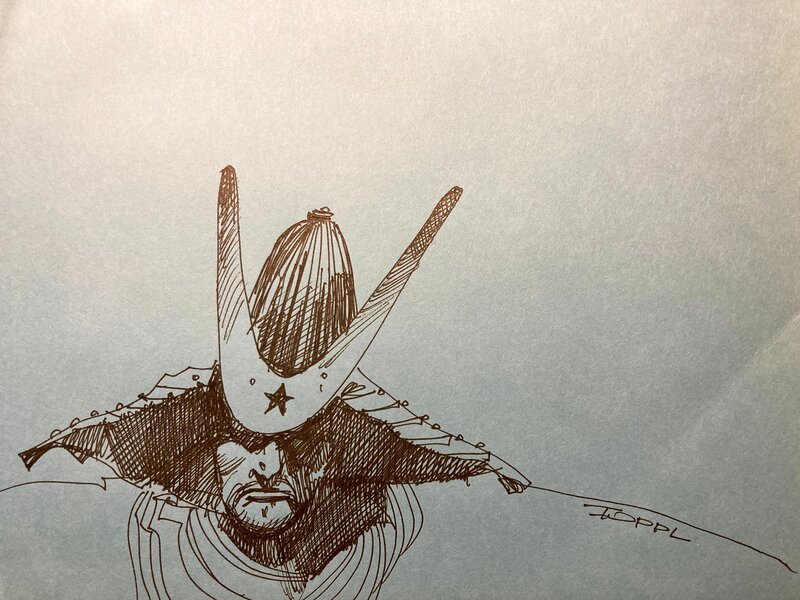 Bab el Ahlam,1932 by Sergio Toppi - Sketch