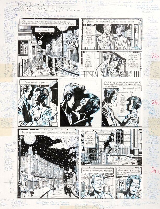 Philippe Wurm, Lady Elza (Tome 2), La vente Coco Brown - Planche originale