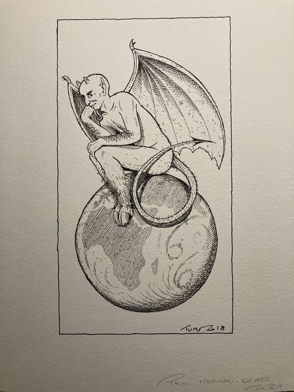 666 / Le tarot vu par Turf - Original Illustration