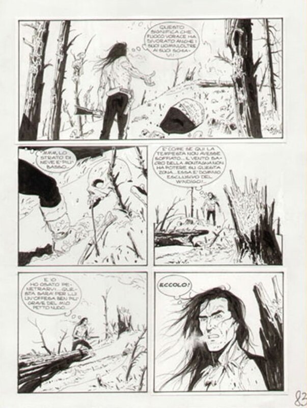 Pasquale Frisenda, Magico Vento  -  Esprit du Vent - Comic Strip