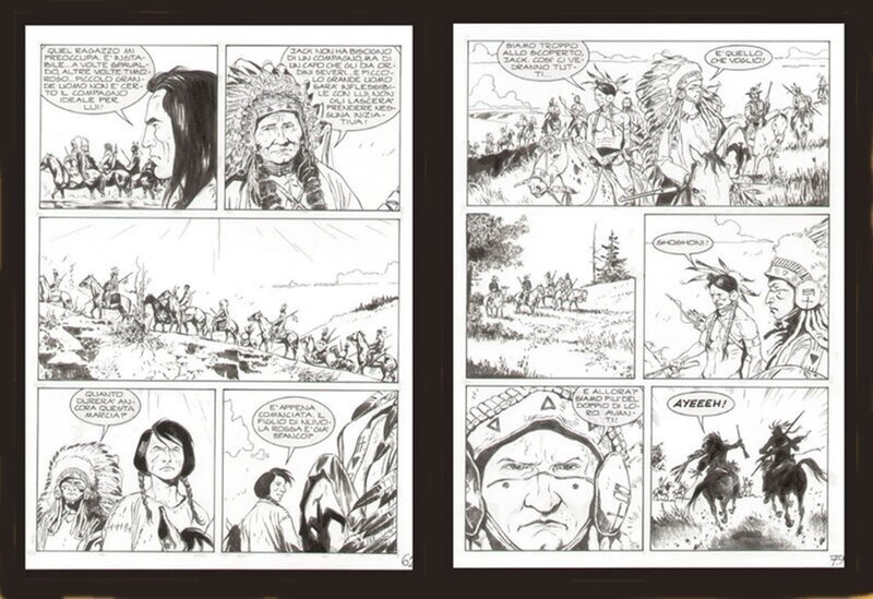 Pasquale Frisenda, Magico Vento  -  Esprit du Vent - Planche originale