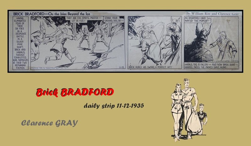 Brick BRADFORD by Clarence Gray - Comic Strip