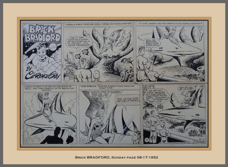 Brick BRADFORD par Clarence Gray - Planche originale