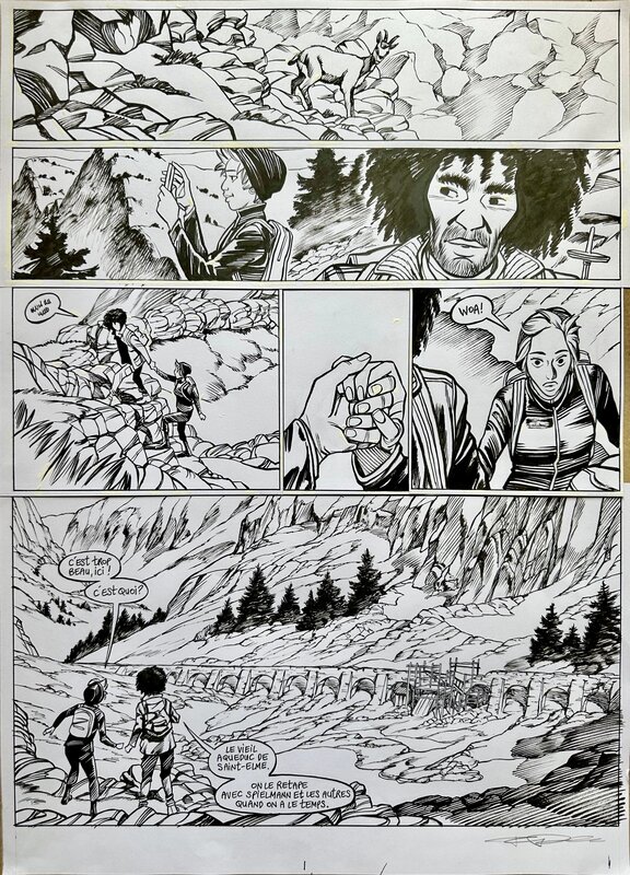 Frederik Peeters, Serge Lehman, Saint-Elme - L'avenir de la famille, Tome 2, Planche 49 - Planche originale