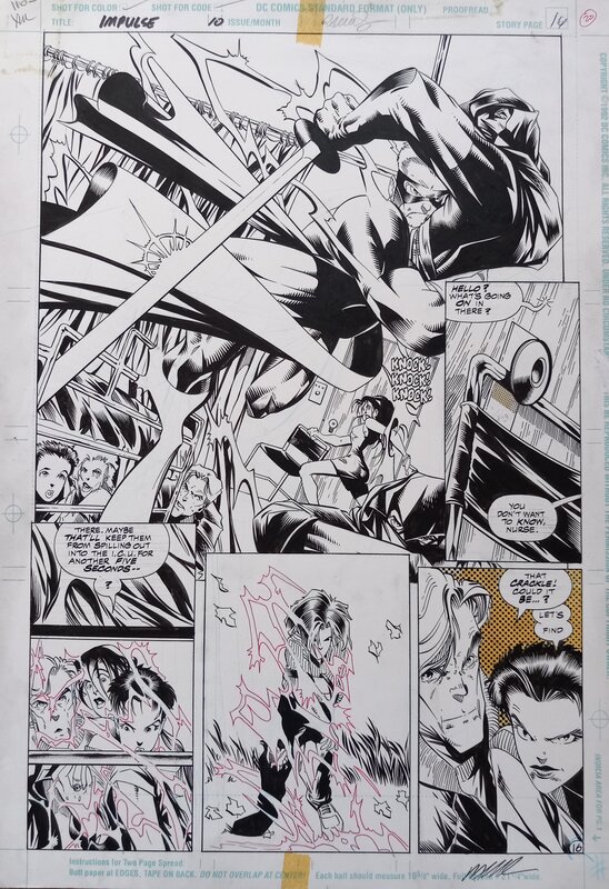 Impulse #10 by Humberto Ramos - Original Illustration