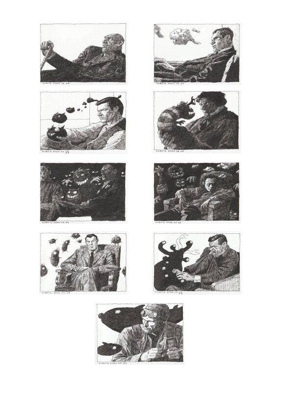 Stéphane Dubois - Carnet n°14 - Original Illustration