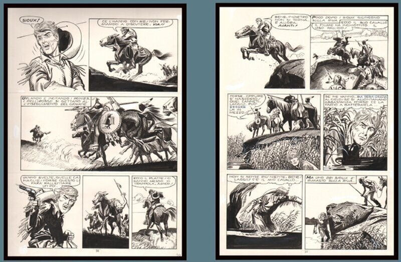 La Route de l'Ouest by Sergio Tarquinio - Comic Strip