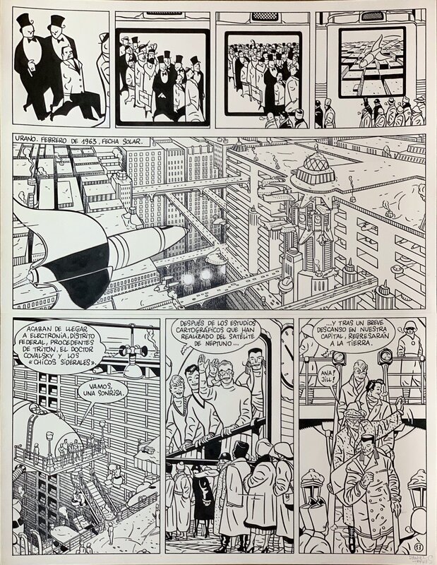 Daniel Torres, Planche 13 de « L’étoile lointaine » - Comic Strip
