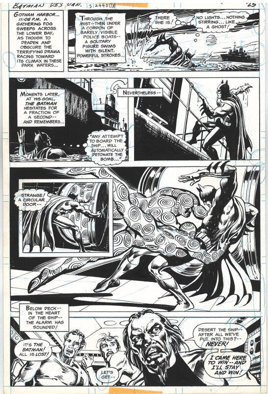 Ernie Chan, Batman #283 Page 13 Original Art - Planche originale