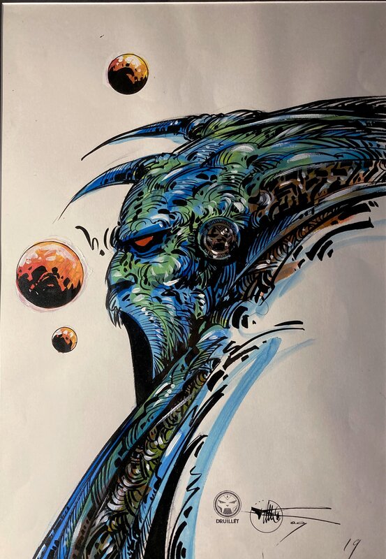 Philippe Druillet, Métal Mémoires Nr 19 / Expo à Paris 2010 - Original Illustration