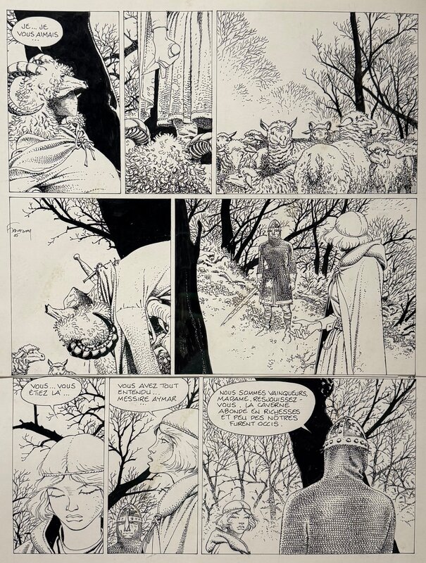 Les Tours de Bois-Maury Hermann-Tome 2 - Planche originale