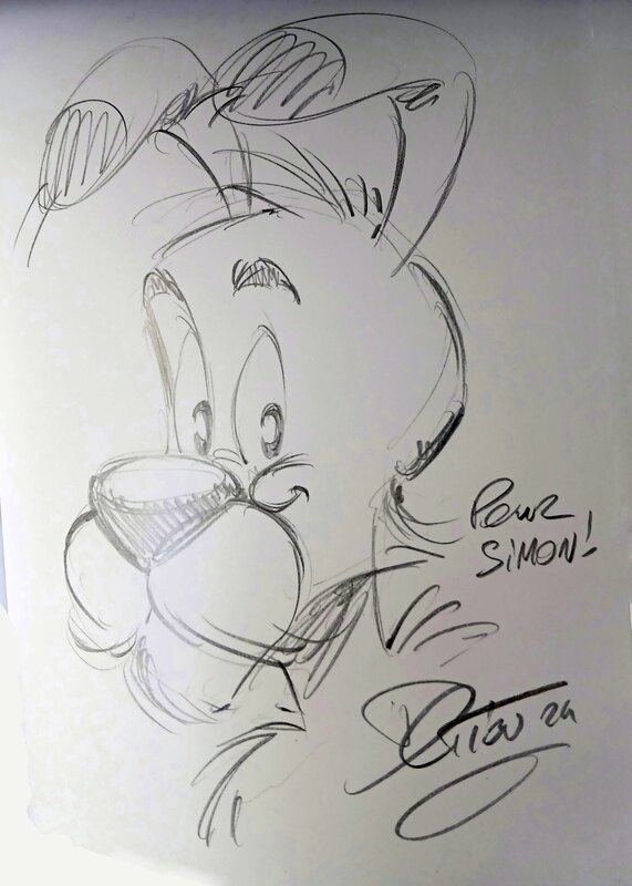 Dédicace Idéfix - David Etien - Sketch