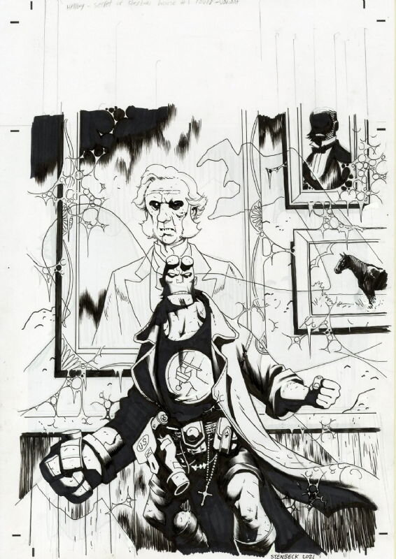 Ben Stenbeck, Hellboy: Secret of Chesbro House Cover - Couverture originale