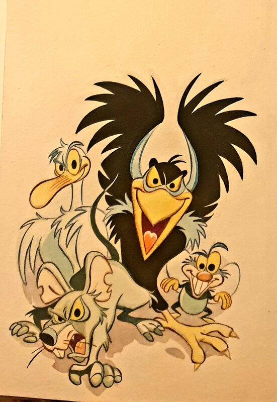Claude Marin, Illustration journal de Mickey - Illustration originale