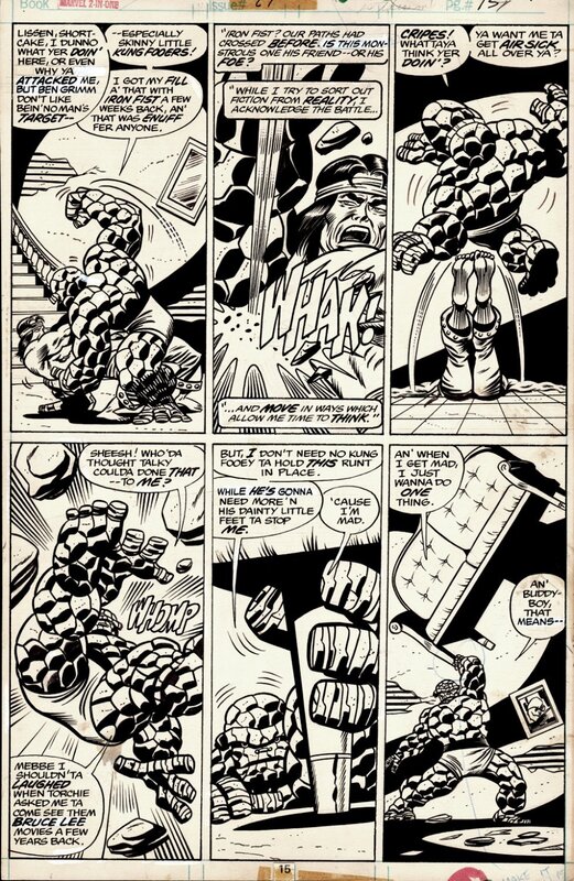 Ron Wilson, Sam Grainger, Marvel Two-In-One #29 p15 - Planche originale