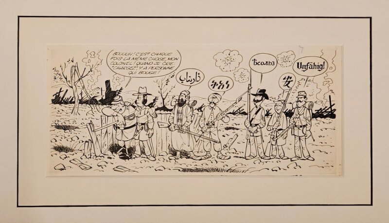 Louis Salvérius, 1971 - Les Tuniques Bleues : Zouaves & Volontaires - Illustration originale