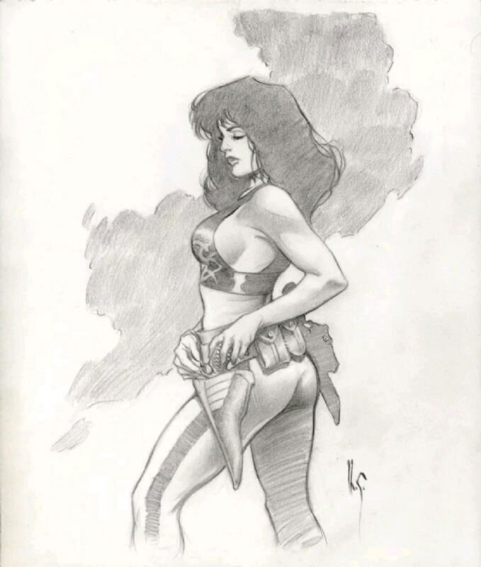 Hannah by Mark Schultz - Original Illustration