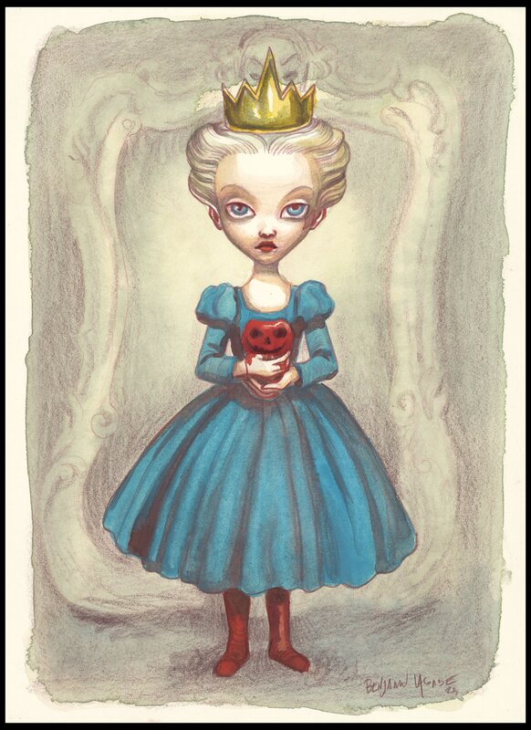2023 - Benjamin Lacombe - La Reine sorcière - Original Illustration
