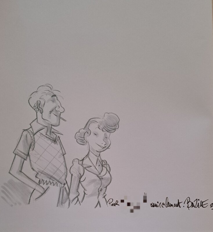 Maurice Tillieux par Bruno Bazile - Dédicace