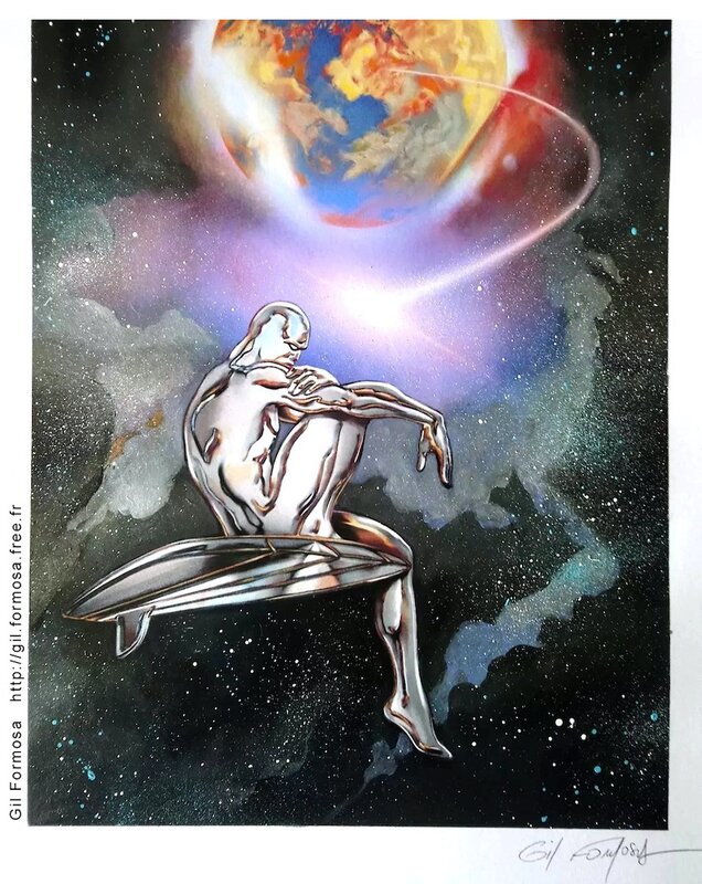 SILVER SURFER by Gil Formosa - Original Illustration