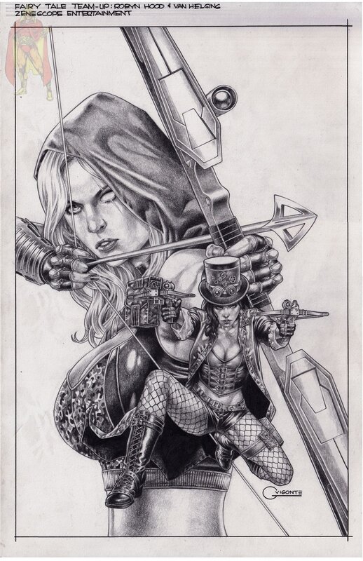 geebo vigonte, Grimm Fairy Tales Team-Up Robyn Hood & Van Helsing #1 Cover A - Couverture originale