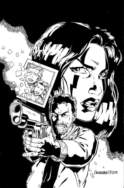 Georges Jeanty, mike taylor, Everette Hartsoe's Razor Uncut #18 COVER - Couverture originale