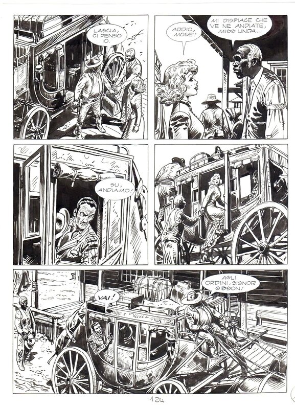 Ortiz - Tex Willer - La grande attaque - Planche originale