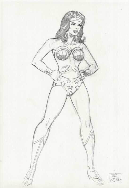 For sale - Chic Stone, Wonder Woman DC Comics - Original Illustration