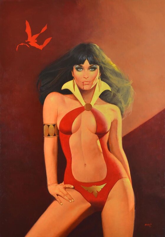 Enric Torres-Prat, Shadow of Your Love - Vampirella - Illustration originale