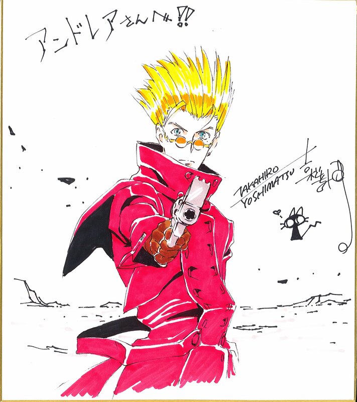 Takahiro Yoshimatsu, 孝博 吉松, Vash (ヴァッシュ) · Trigun (トライガン) - Illustration originale