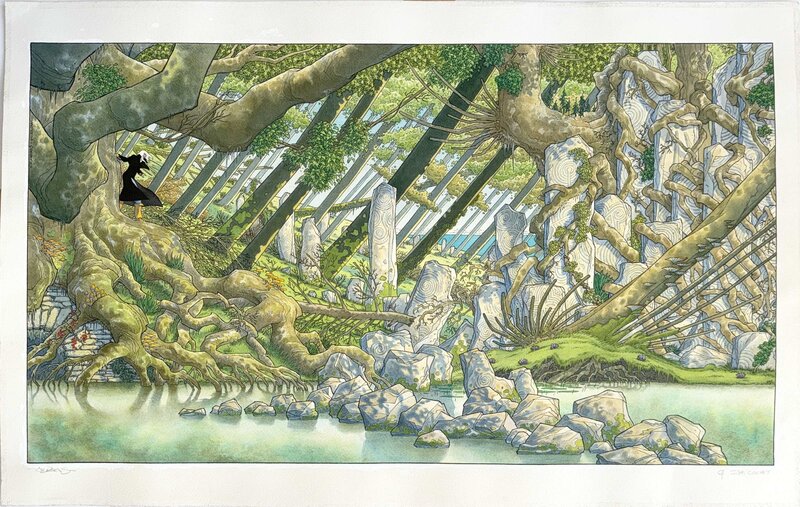 Rork au bois by Andreas - Original Illustration
