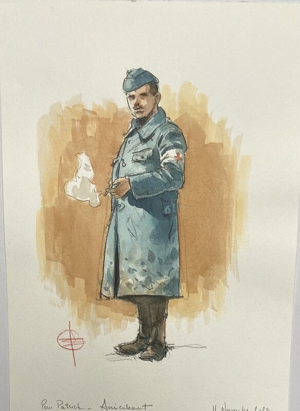 Medecin Militaire by Stéphan Agosto - Original Illustration