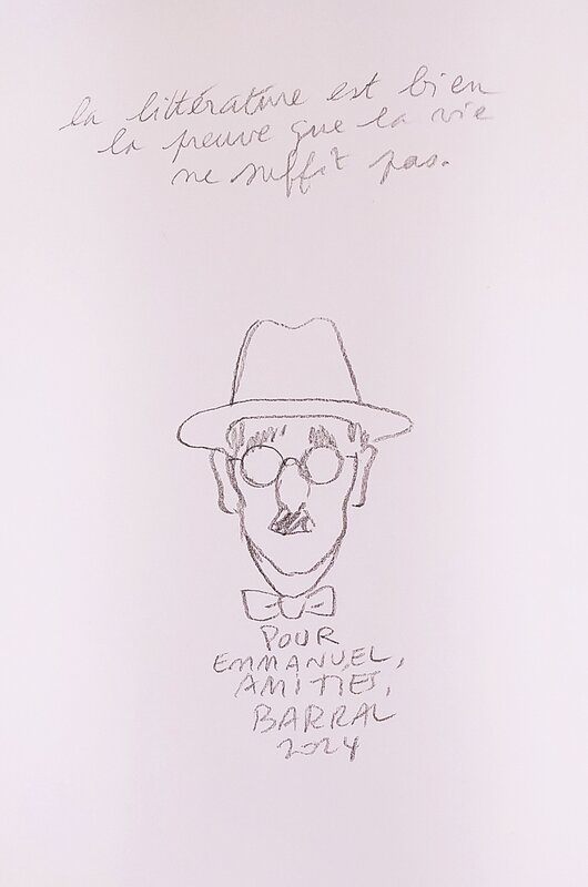 Nicolas Barral, L'intranquille Monsieur Pessoa 2024Sep28 - Dédicace